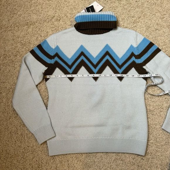 PERFECT MOMENT Alpine intarsia merino wool turtleneck sweater NEW WITH TAGS - Picture 6 of 6